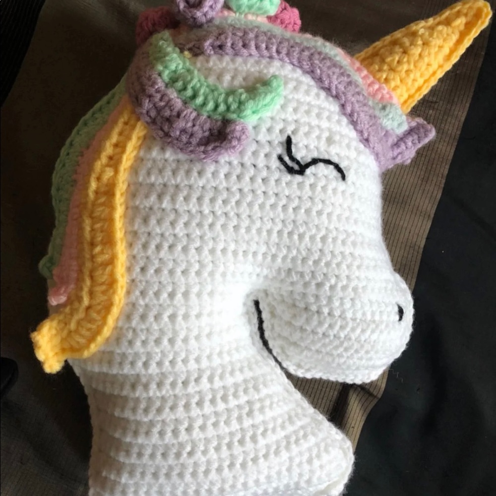 Unicorn pillow